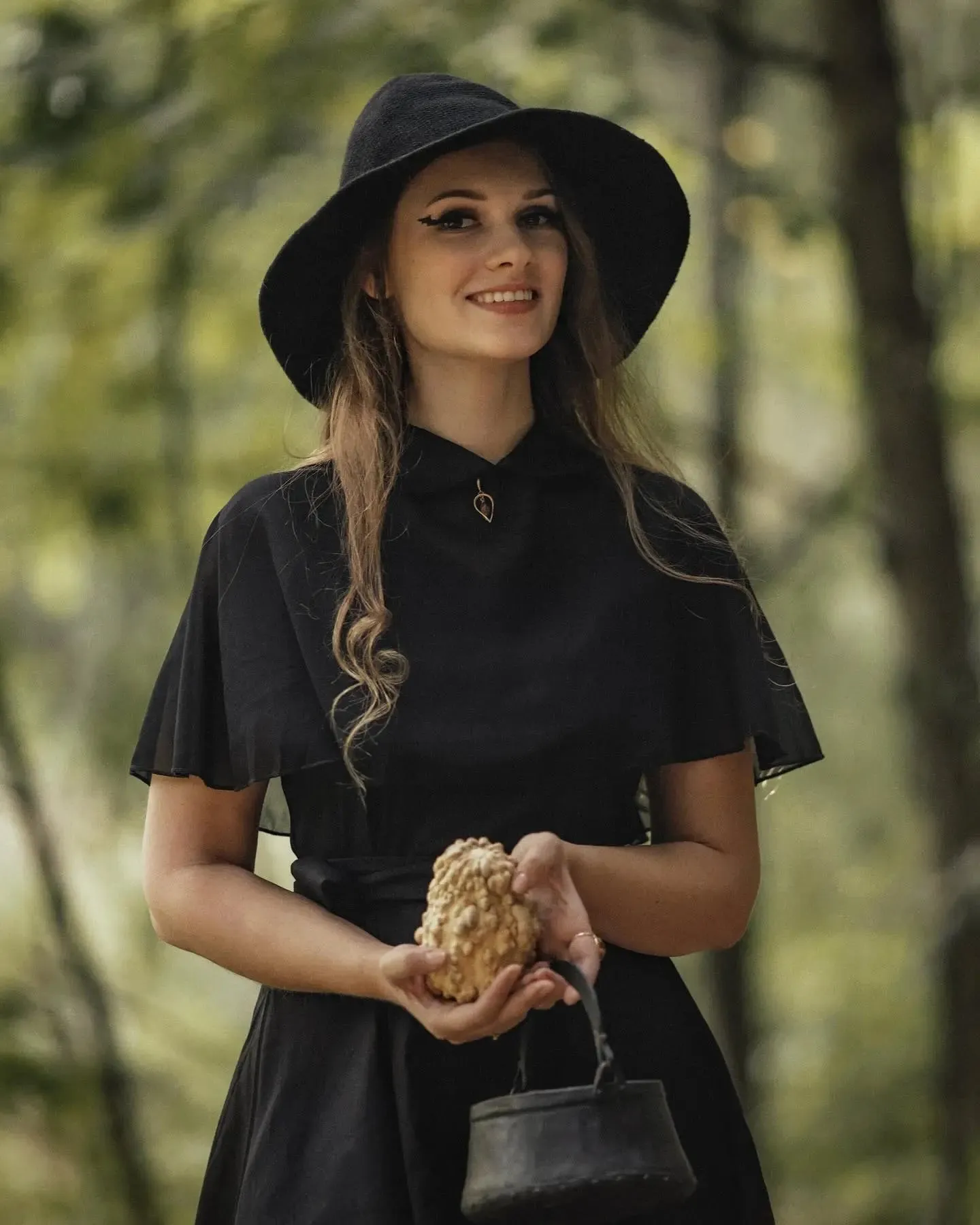 Gothic Witch Knitting Hat sold by Scarlet Darkness product image thumbnail 5