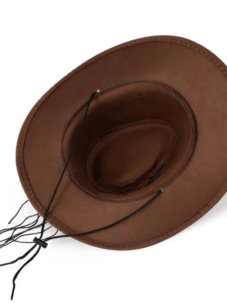 Cowboy Western Leather Hat sold by Scarlet Darkness product image thumbnail 4