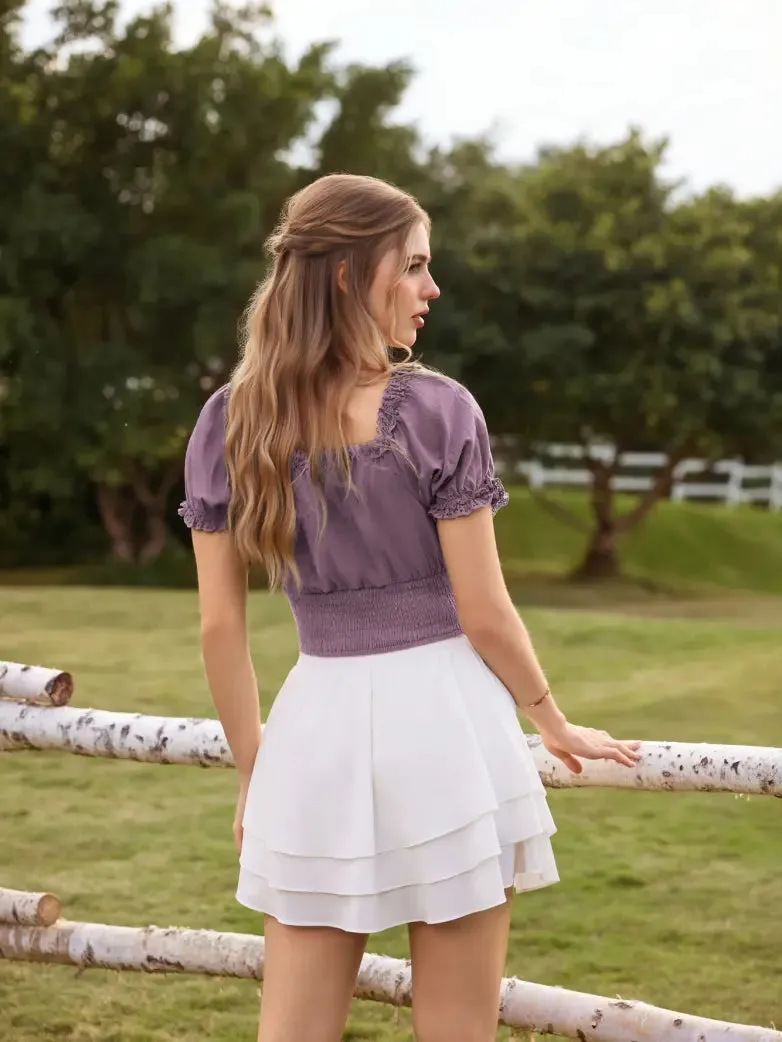 Renaissance Off Shoulder Cotton Tops with Bones sold by Scarlet Darkness product image thumbnail 5