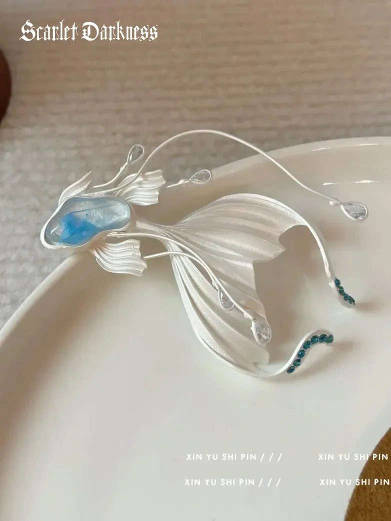 Renaissance Fairy Goldfish Brooch sold by Scarlet Darkness product image thumbnail 2