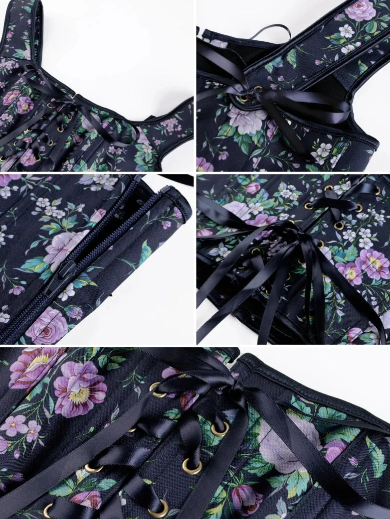 Women’s Renaissance Cottage Botanical Rebirth Corset Top sold by Scarlet Darkness product image thumbnail 2
