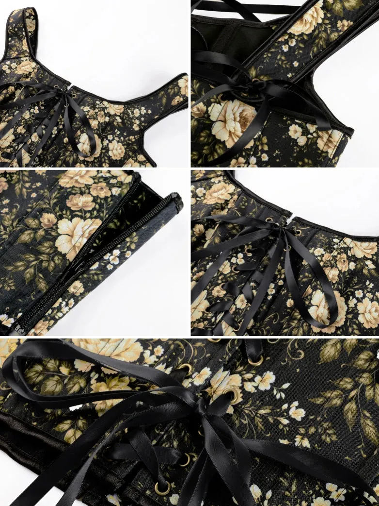 Women’s Renaissance Cottage Botanical Rebirth Corset Top sold by Scarlet Darkness product image thumbnail 5