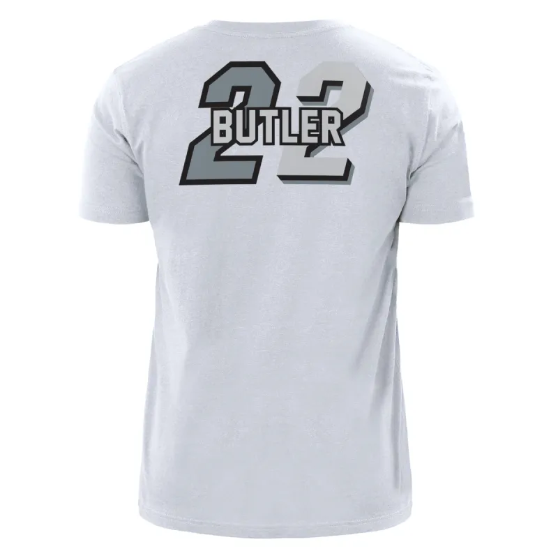 Jimmy Butler New Era Miami HEAT Mashup Name & Number White Tee sold by Miami Heat Store