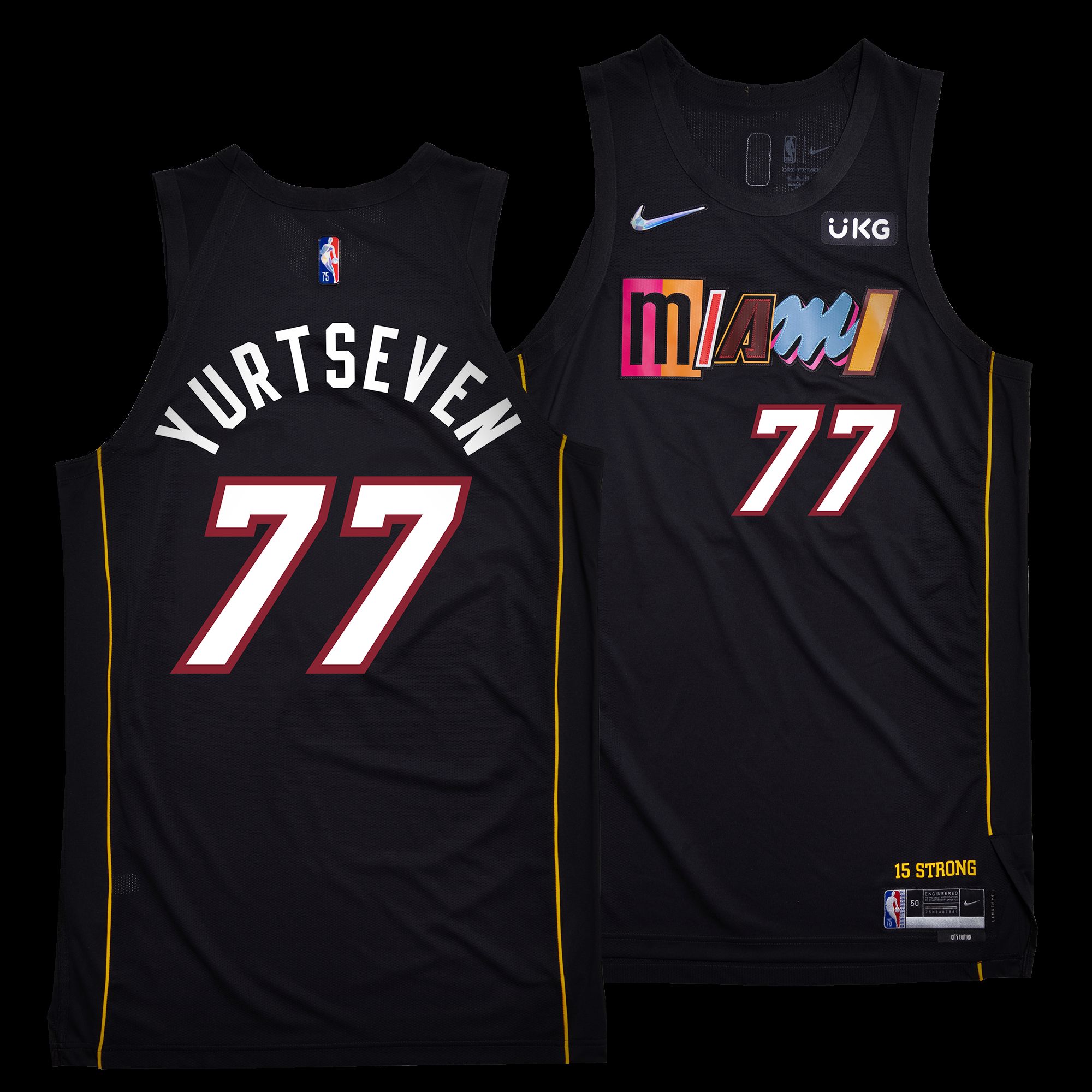 Omer Yurtseven Nike Miami HEAT Mashup Swingman Jersey - Player's Choice sold by Miami Heat Store