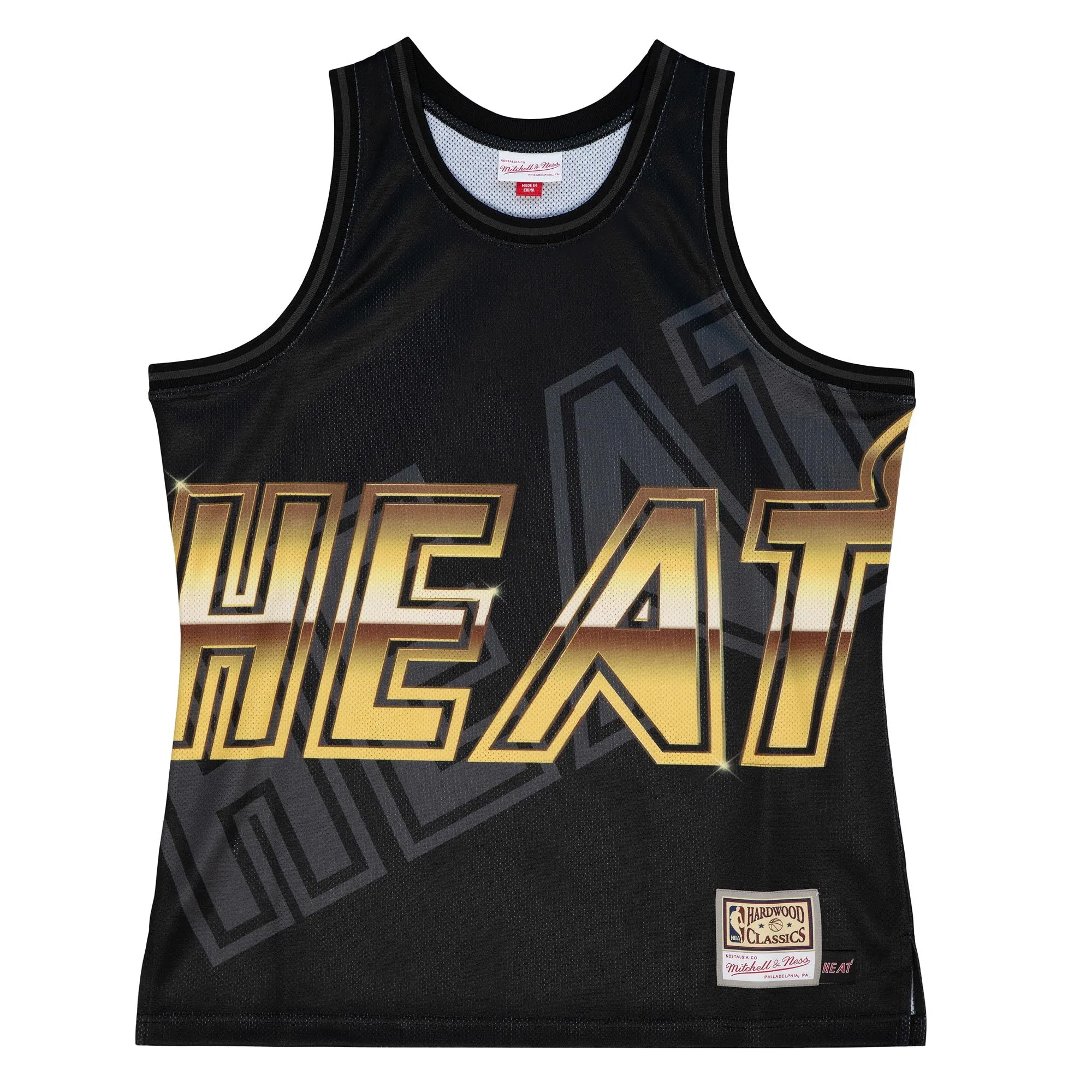 Mitchell and Ness Miami HEAT Big Face Tank sold by Miami Heat Store product image thumbnail 3