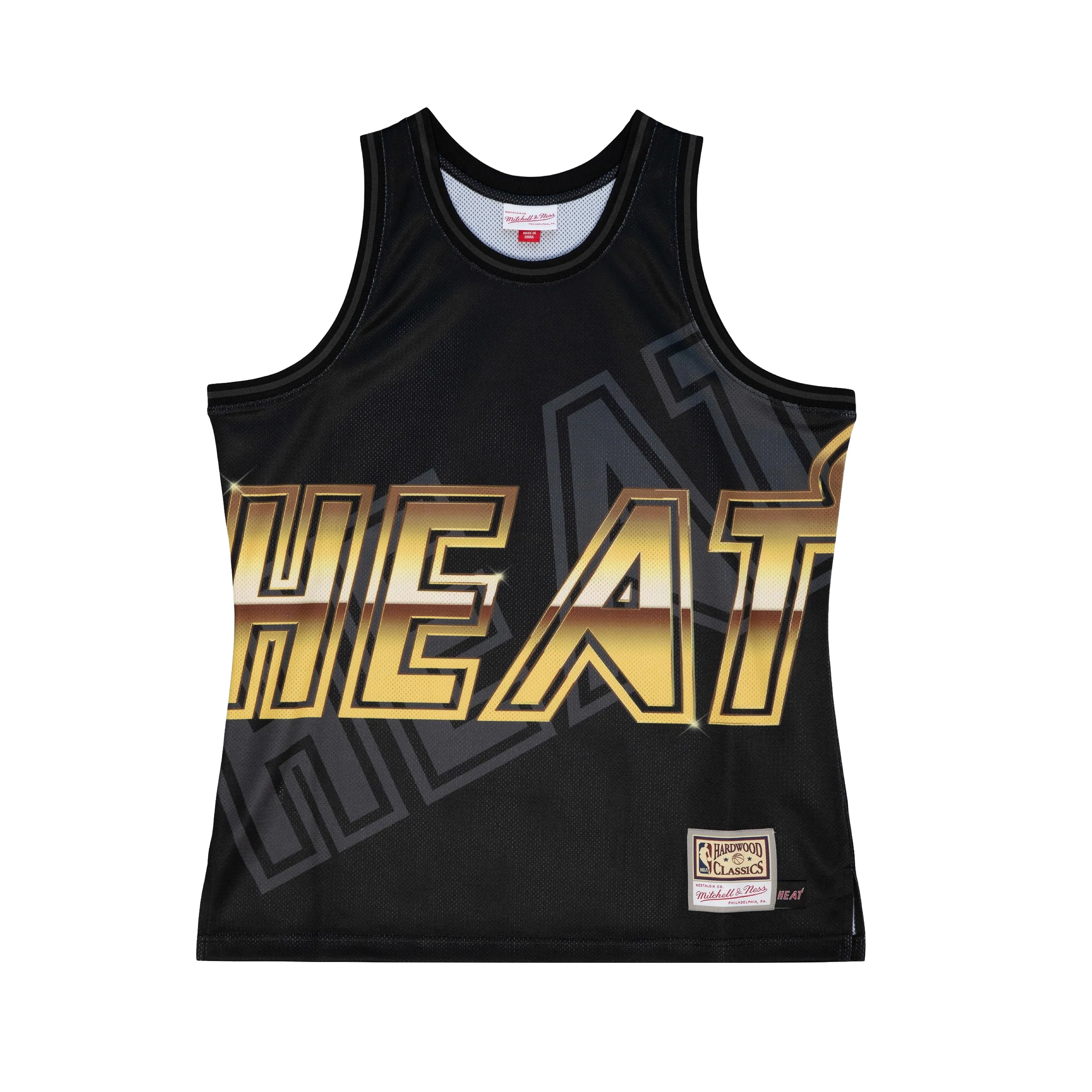 Mitchell and Ness Miami HEAT Big Face Tank sold by Miami Heat Store