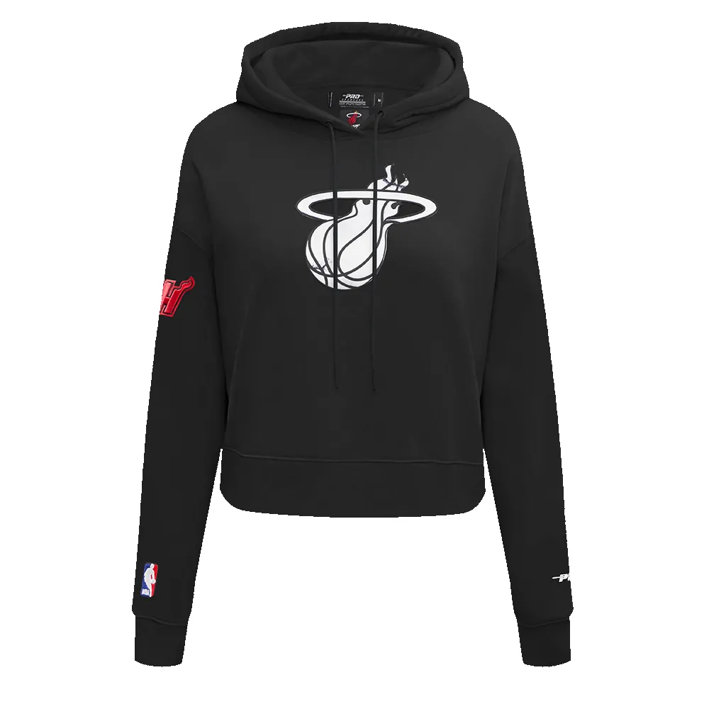 Pro Standard HEAT Culture Women's Cropped Hoodie sold by Miami Heat Store