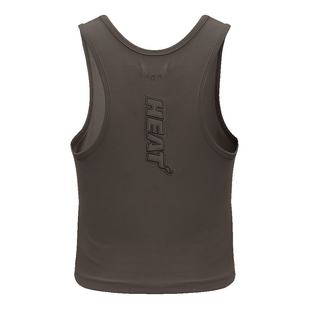 Pro Standard Miami HEAT Taupe Women's Tank sold by Miami Heat Store product image thumbnail 2