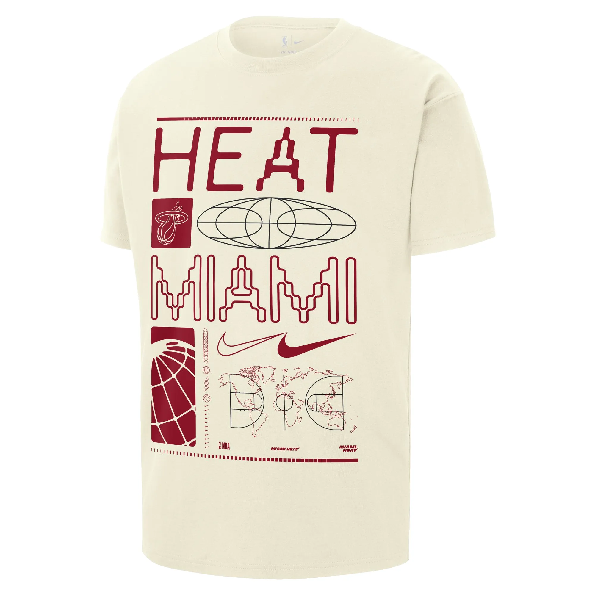 Nike Miami HEAT Global Max90 Tee sold by Miami Heat Store