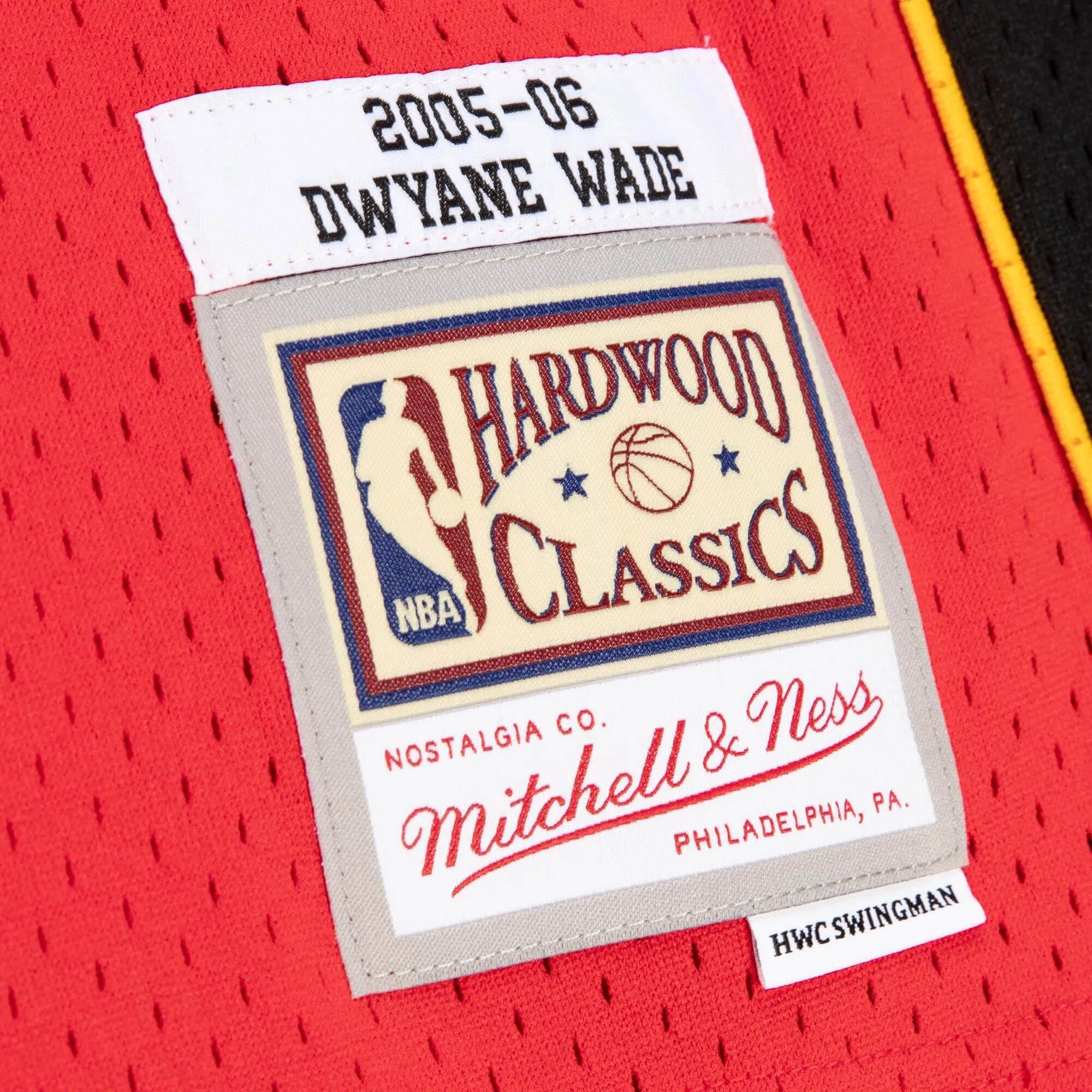 Dwyane Wade Mitchell and Ness Miami HEAT 2005-06 Swingman Jersey sold by Miami Heat Store product image thumbnail 4