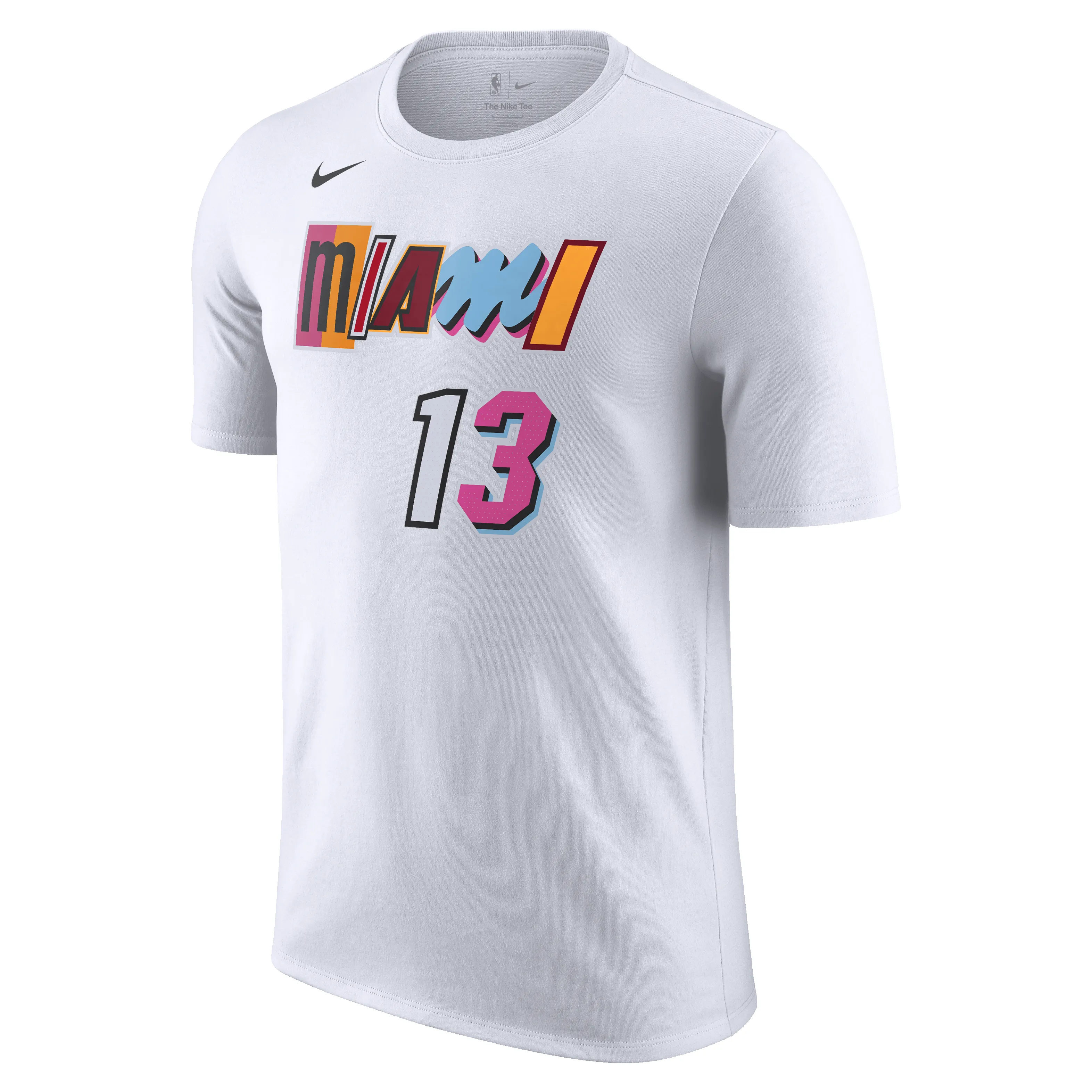 Bam Adebayo Nike Miami Mashup Vol. 2 Name & Number Tee sold by Miami Heat Store