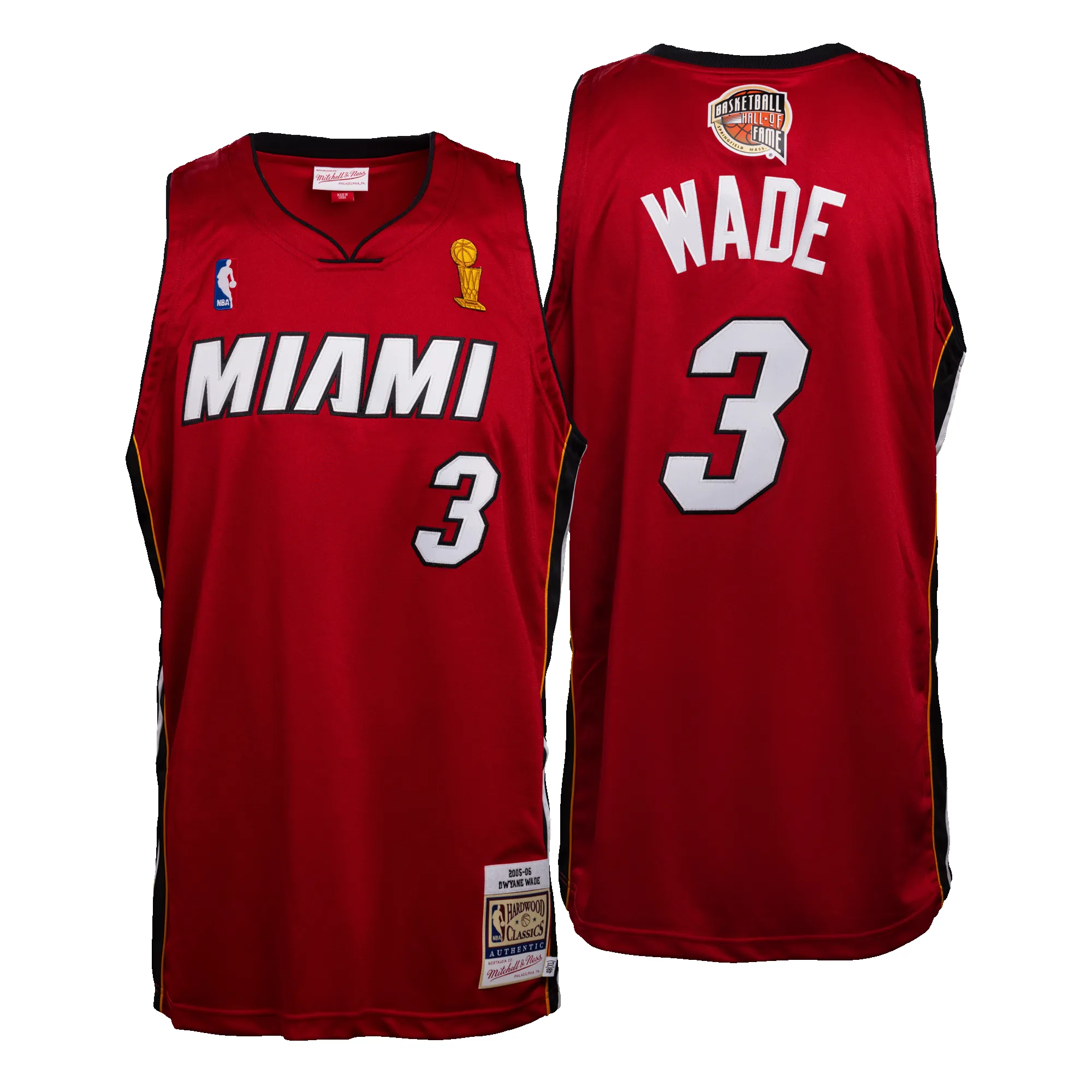Dwyane Wade Mitchell and Ness Miami HEAT 2005-06 Authentic Jersey - HOF Edition sold by Miami Heat Store