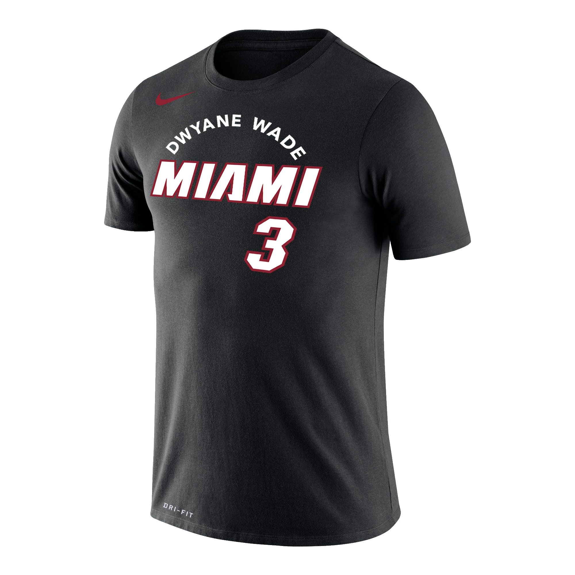 Nike Dwyane Wade Skyline Name & Number Tee sold by Miami Heat Store