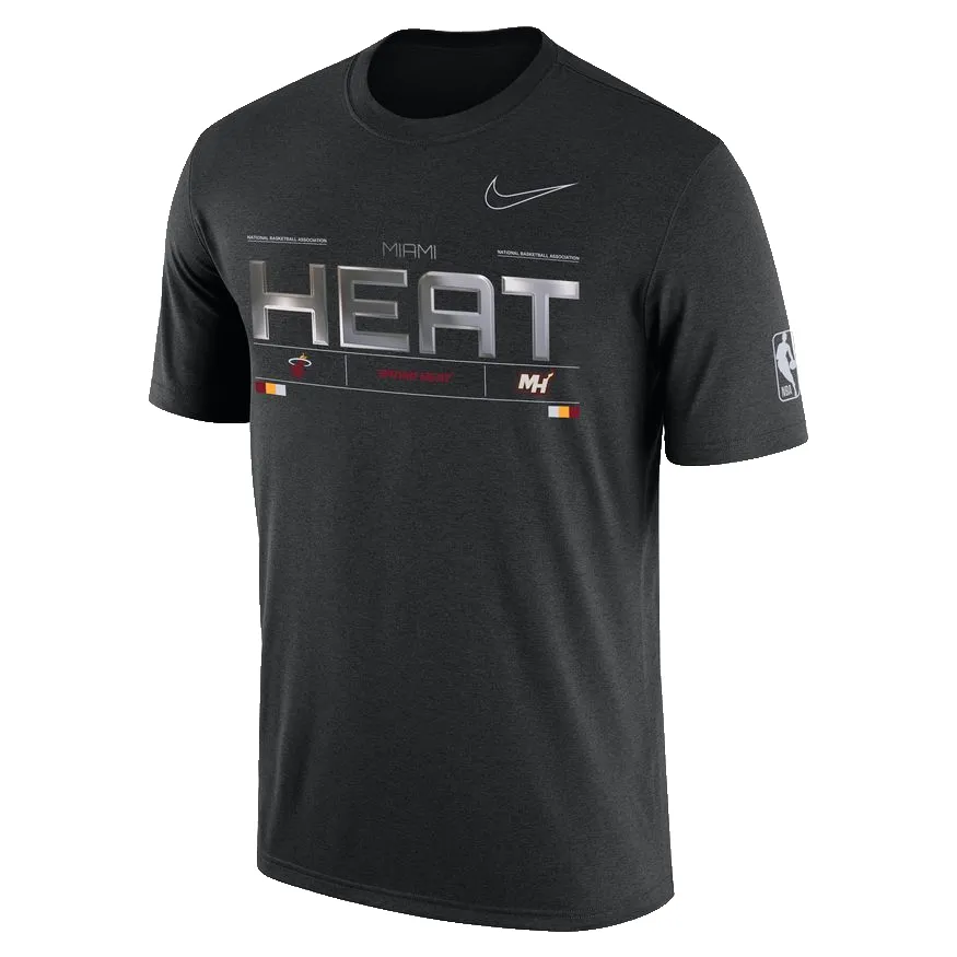 Nike Miami HEAT Essential Black Tee sold by Miami Heat Store