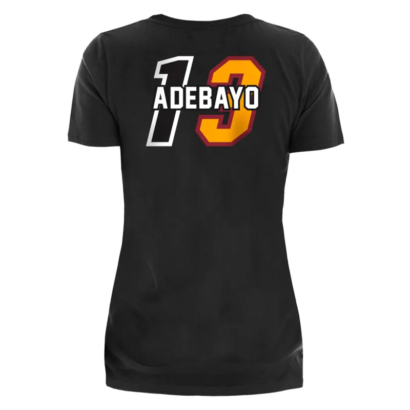 Bam Adebayo New Era Miami HEAT Mashup Name & Number Women's Tee sold by Miami Heat Store