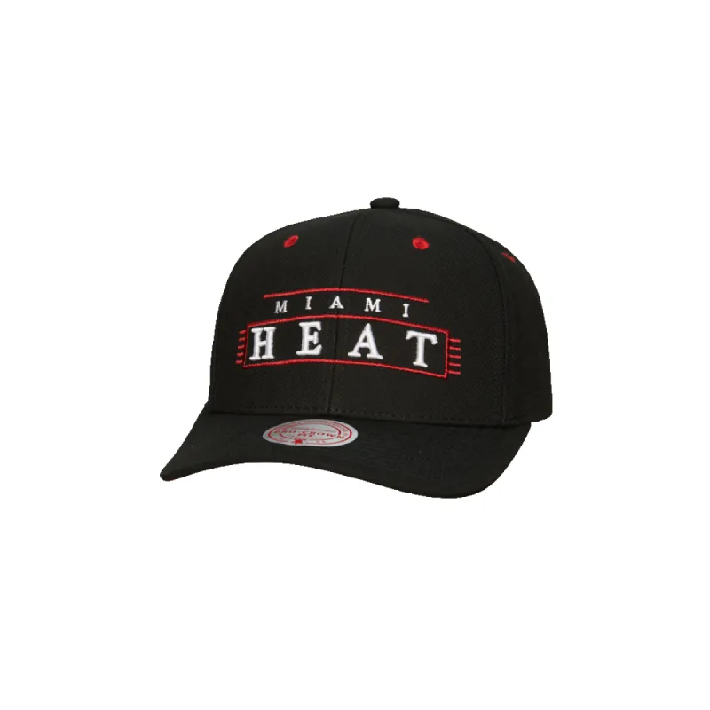 Mitchell & Ness Miami HEAT Lofi Pro Snapback sold by Miami Heat Store