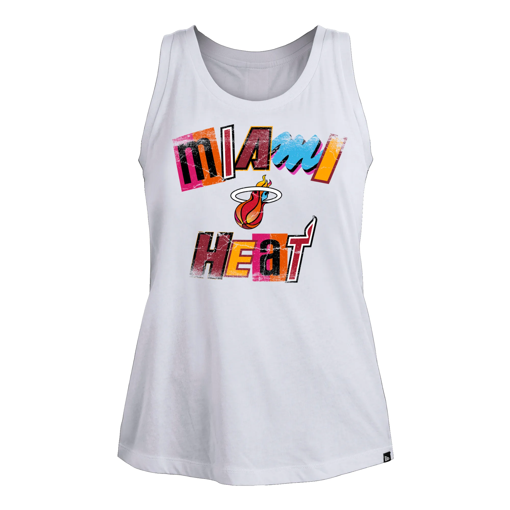 New Era Miami Mashup Vol. 2 Wordmark Women's Tank sold by Miami Heat Store