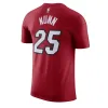 Kendrick Nunn Jordan Brand Statement Red Name & Number Tee sold by Miami Heat Store