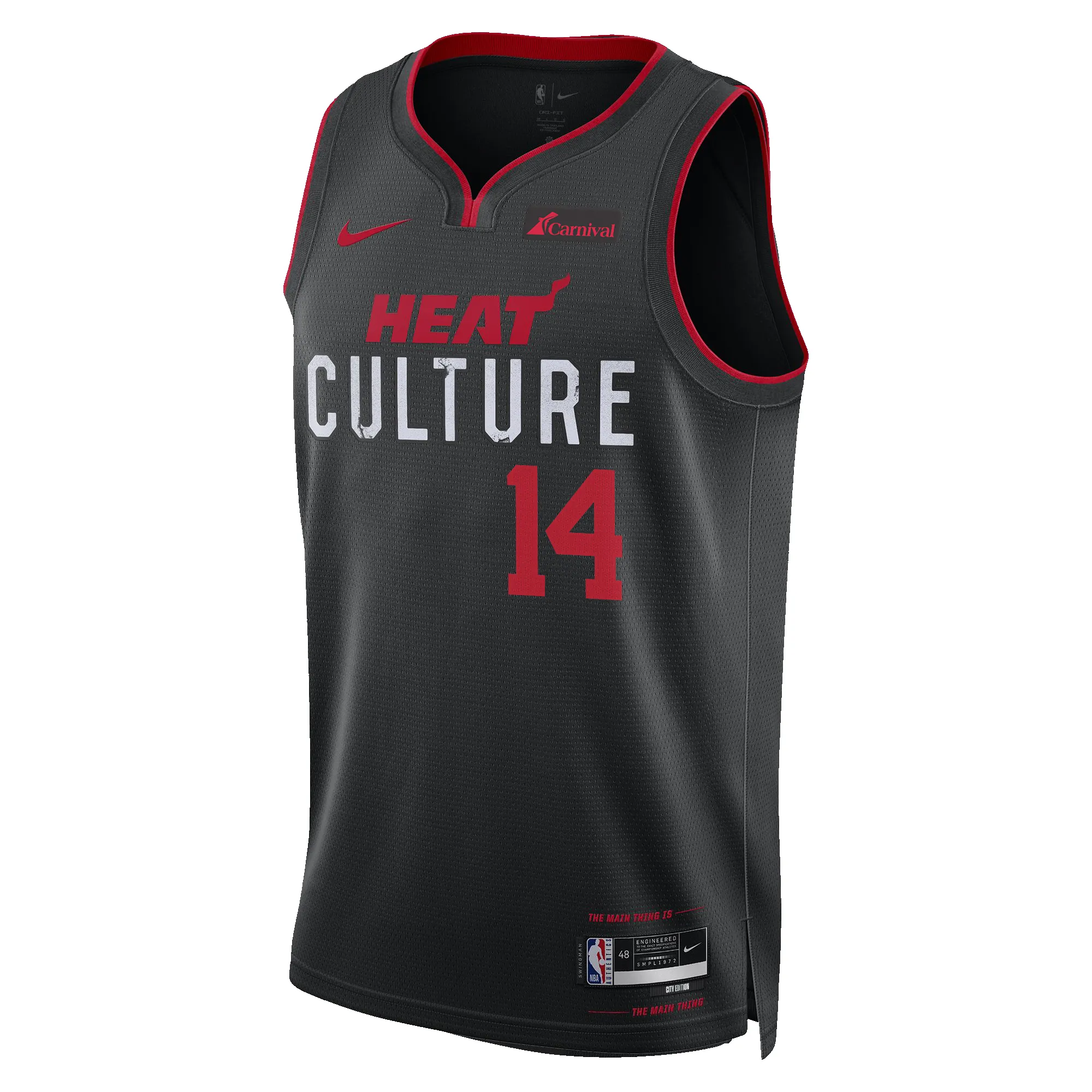 Tyler Herro Nike HEAT Culture Swingman Jersey sold by Miami Heat Store