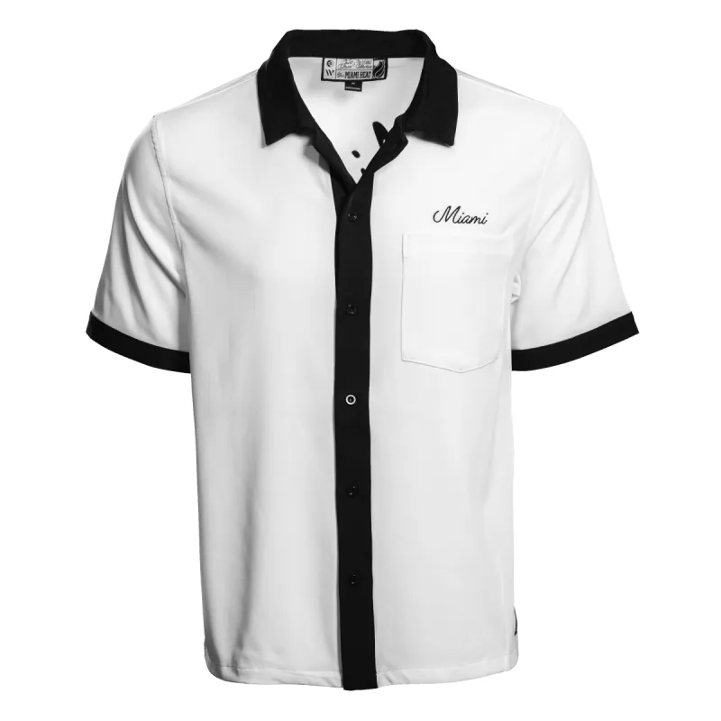 Court Culture X The Wild Collective Bowler Tee sold by Miami Heat Store