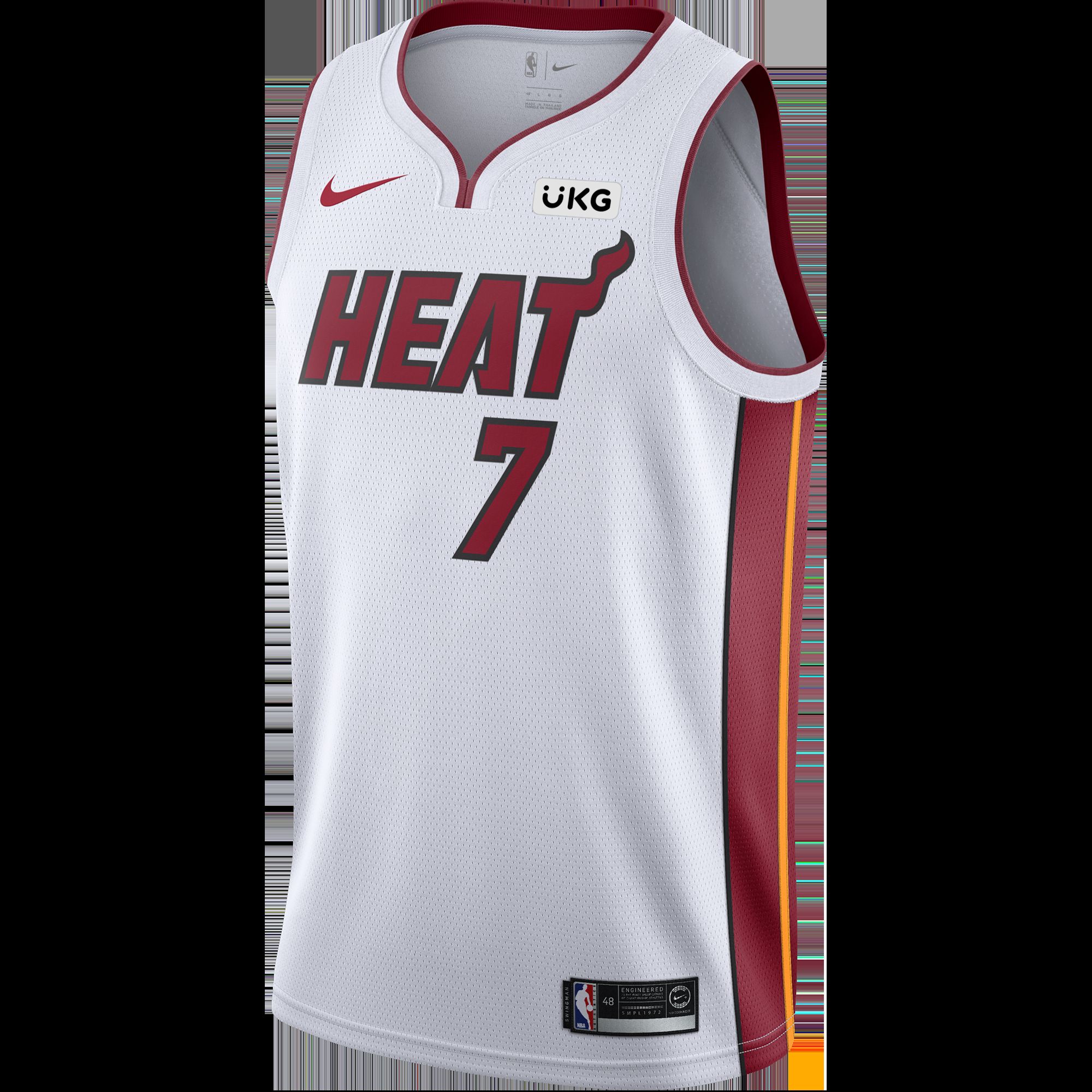 Goran Dragic Nike Miami HEAT Youth Association White Swingman Jersey sold by Miami Heat Store