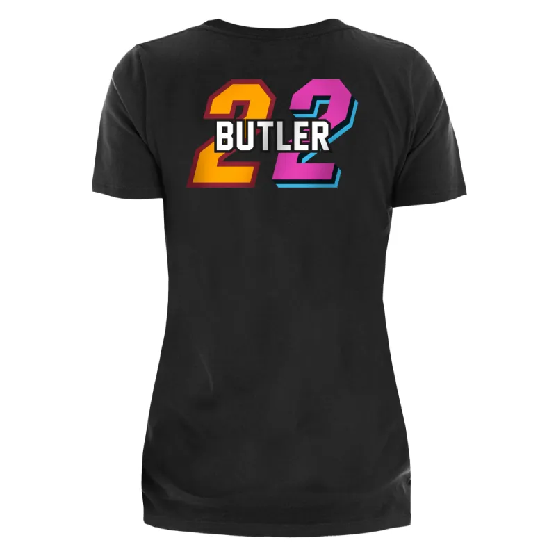 Jimmy Butler New Era Miami HEAT Mashup Name & Number Women's Tee sold by Miami Heat Store