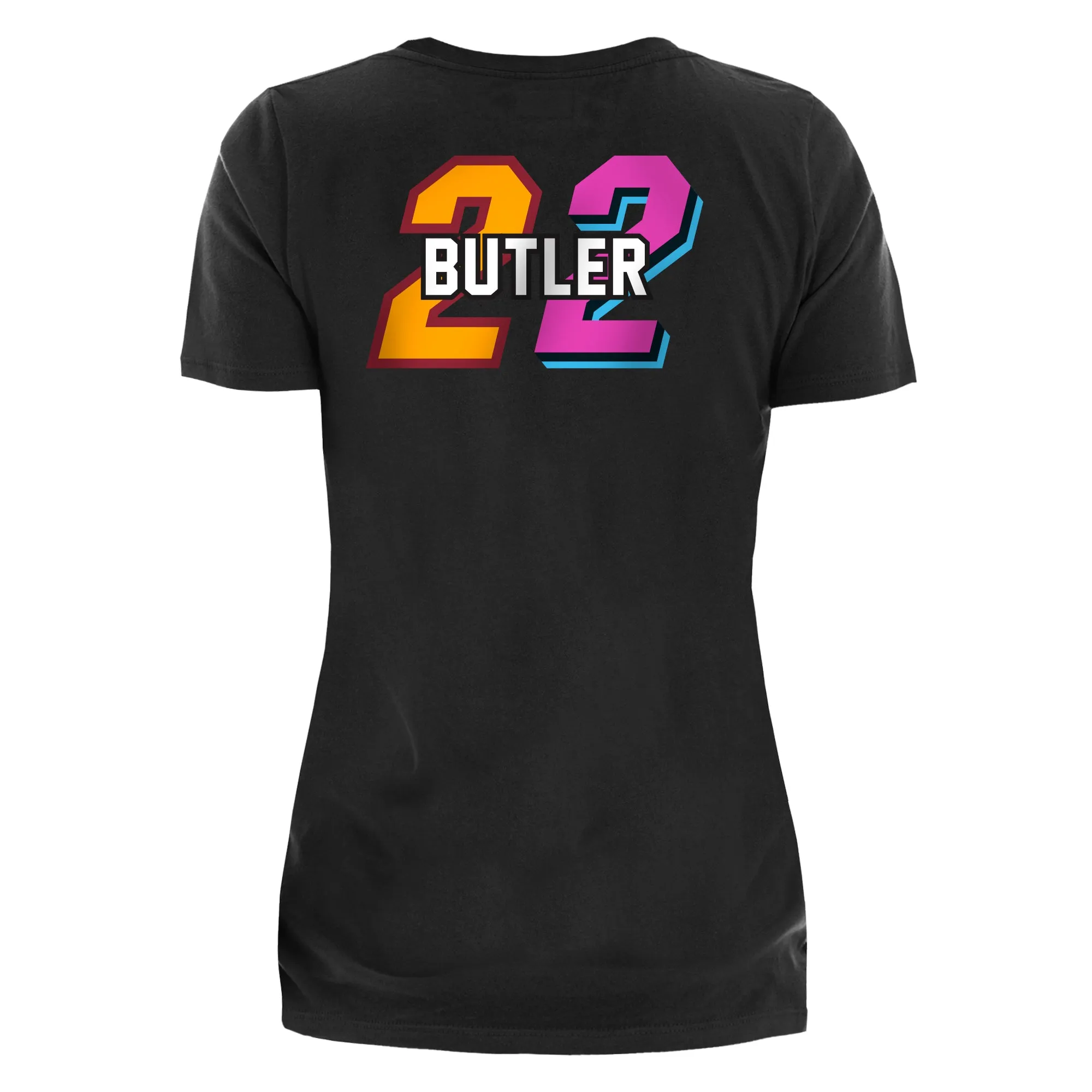 Jimmy Butler New Era Miami HEAT Mashup Name & Number Women's Tee sold by Miami Heat Store