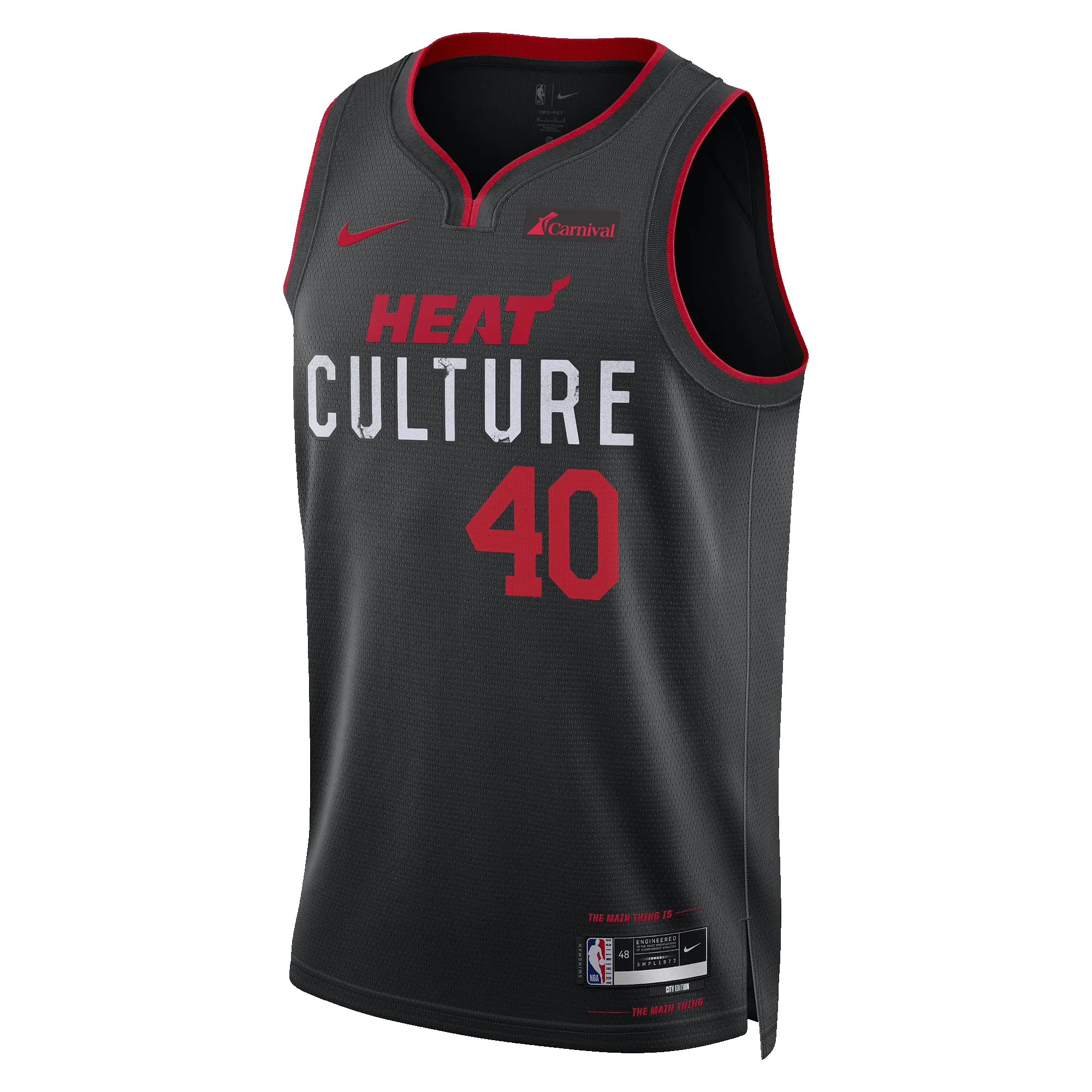 Udonis Haslem Nike HEAT Culture Youth Swingman Jersey sold by Miami Heat Store