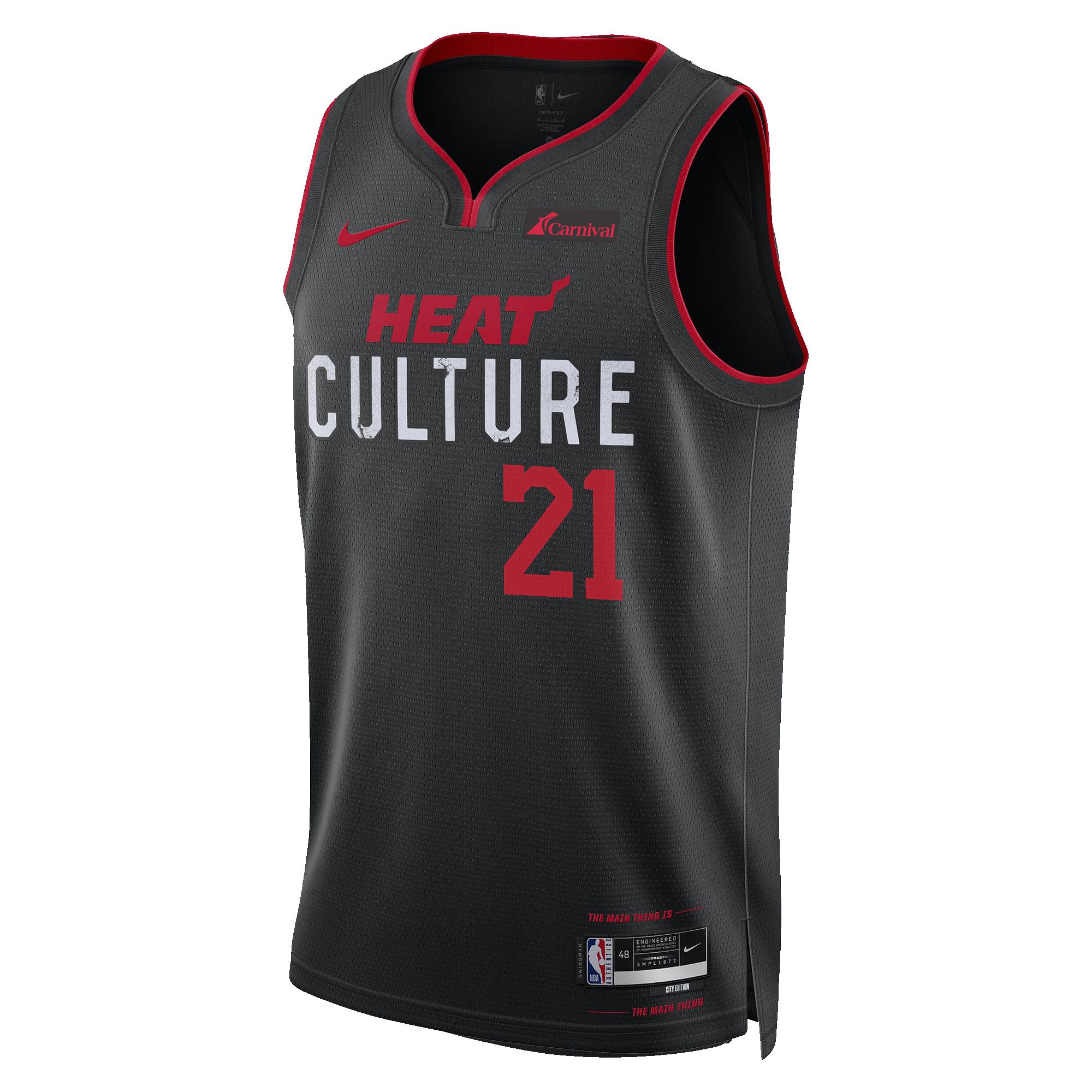 Cole Swider Nike HEAT Culture Swingman Jersey sold by Miami Heat Store
