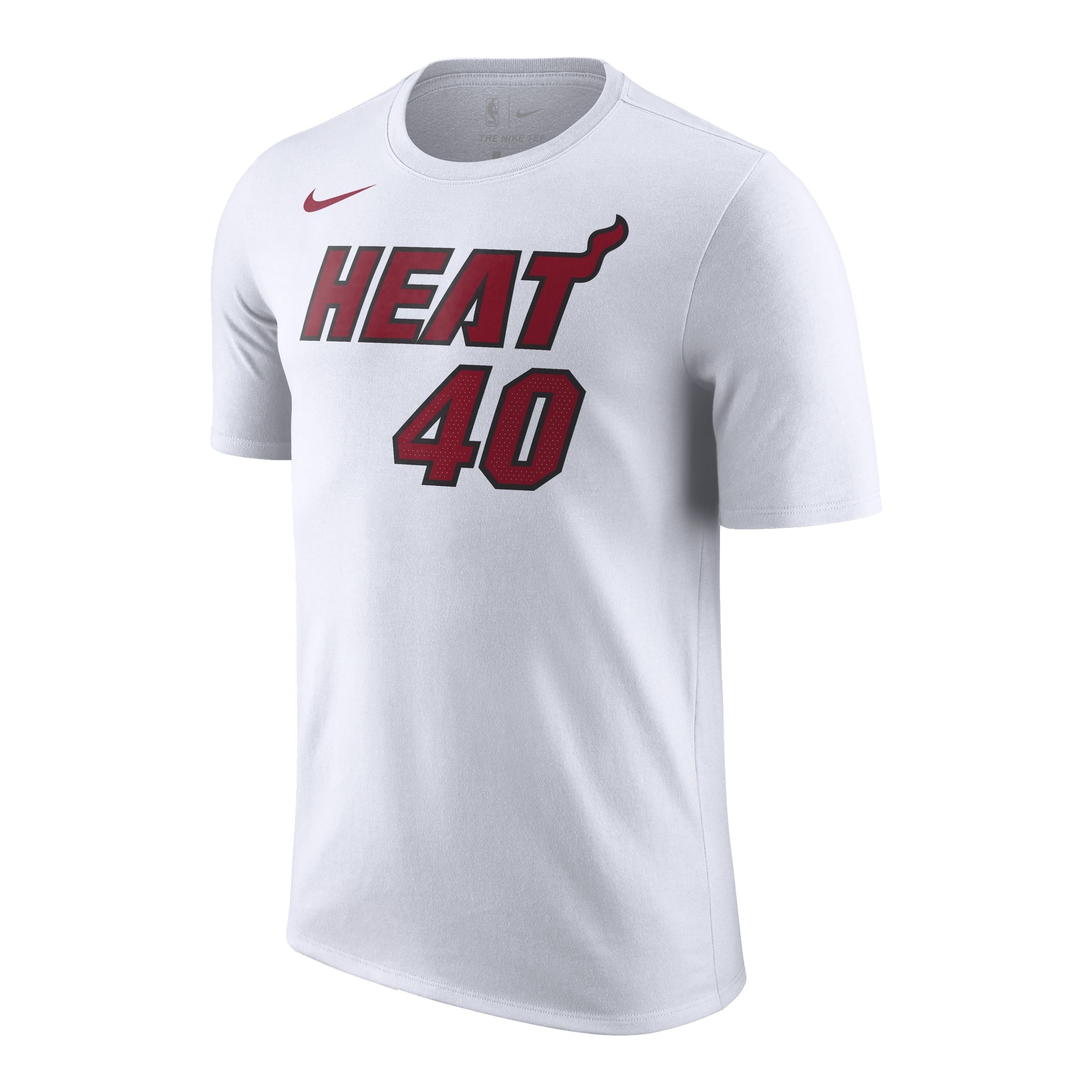 Udonis Haslem Nike Miami HEAT Association White Name & Number Tee sold by Miami Heat Store