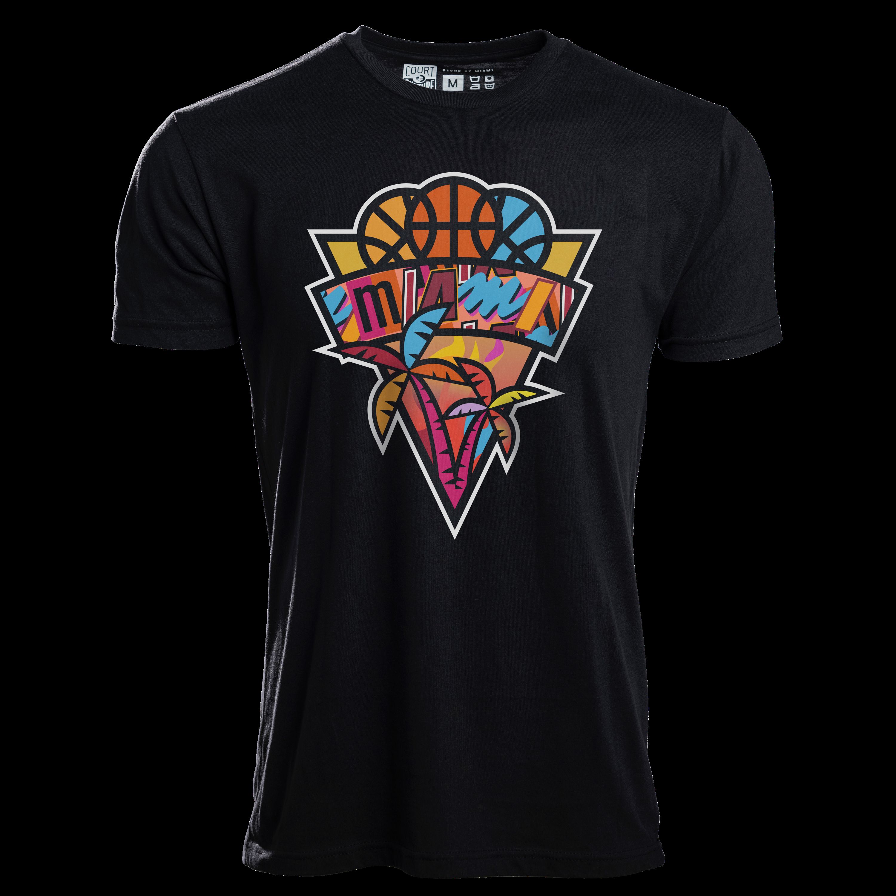 Court Culture Mashup Tropics Men's Tee sold by Miami Heat Store