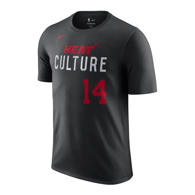 Tyler Herro Nike HEAT Culture Name & Number Tee sold by Miami Heat Store
