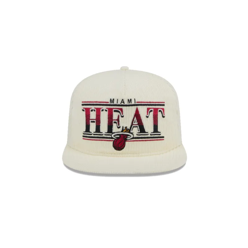 New Era Miami HEAT Throwback Golfer Snapback sold by Miami Heat Store