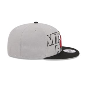 New Era Miami HEAT 2023 Draft Grey Snapback sold by Miami Heat Store