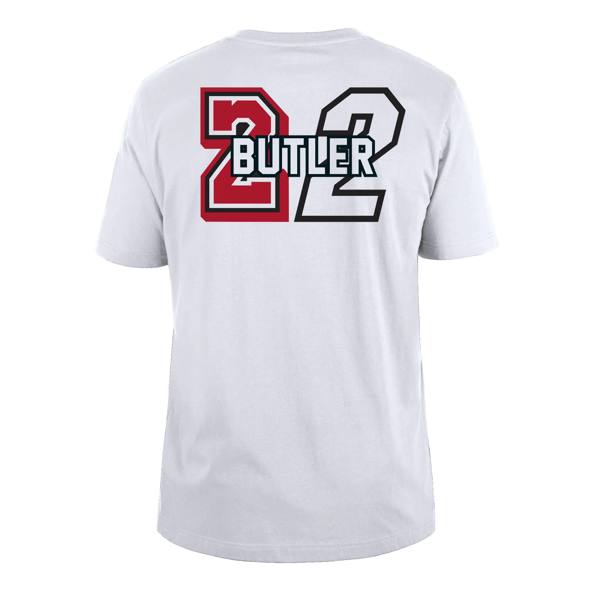 Jimmy Butler New Era Miami Mashup Vol. 2 Name & Number Tee sold by Miami Heat Store