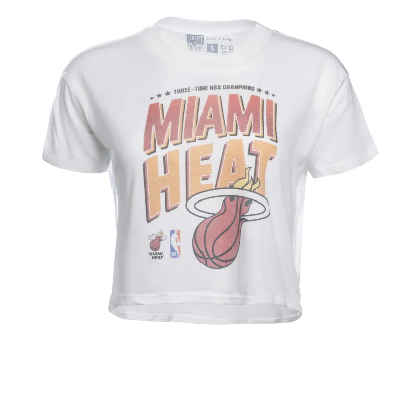 Court Culture Vintage HEAT Women's Crop sold by Miami Heat Store
