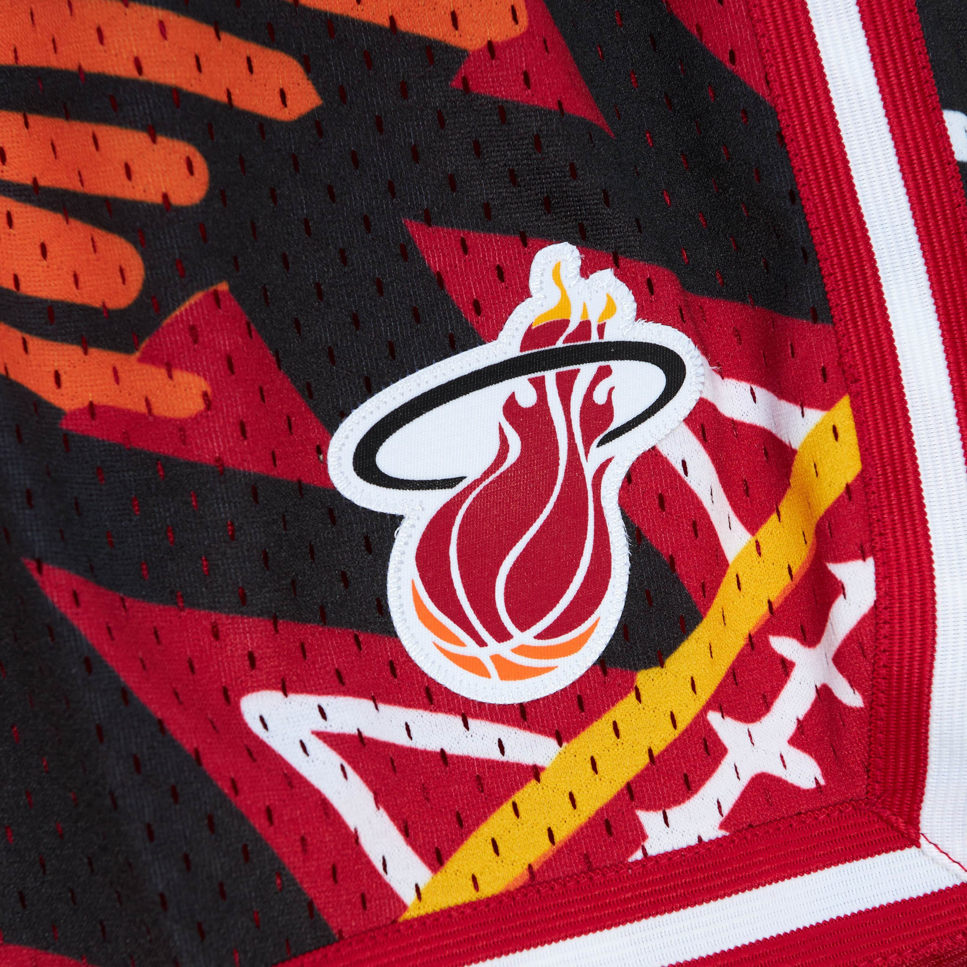 Mitchell & Ness Miami HEAT Game Day Pattern Shorts sold by Miami Heat Store product image thumbnail 3