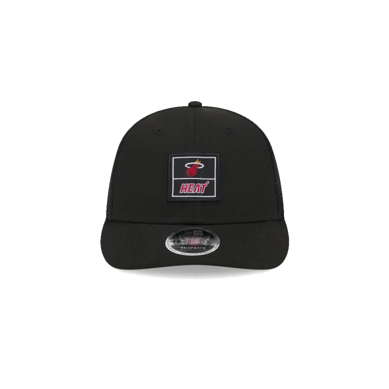 New Era Miami HEAT Patch Trucker Snapback sold by Miami Heat Store