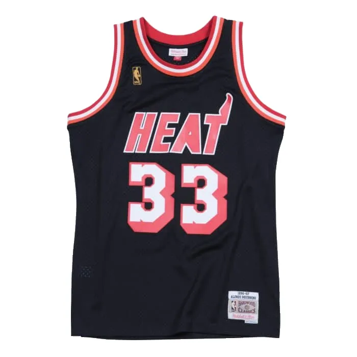 Alonzo Mourning Mitchell and Ness Miami HEAT Swingman Jersey sold by Miami Heat Store