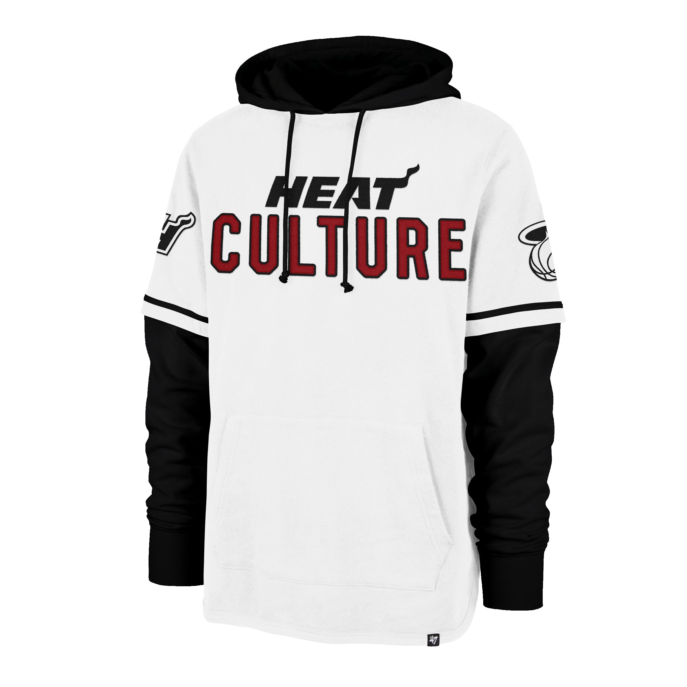 '47 Brand HEAT Culture Trifecta Pullover Hoodie sold by Miami Heat Store