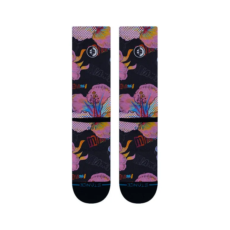 Court Culture Miami Mashup Vol. 2 Floral Socks sold by Miami Heat Store product image thumbnail 2