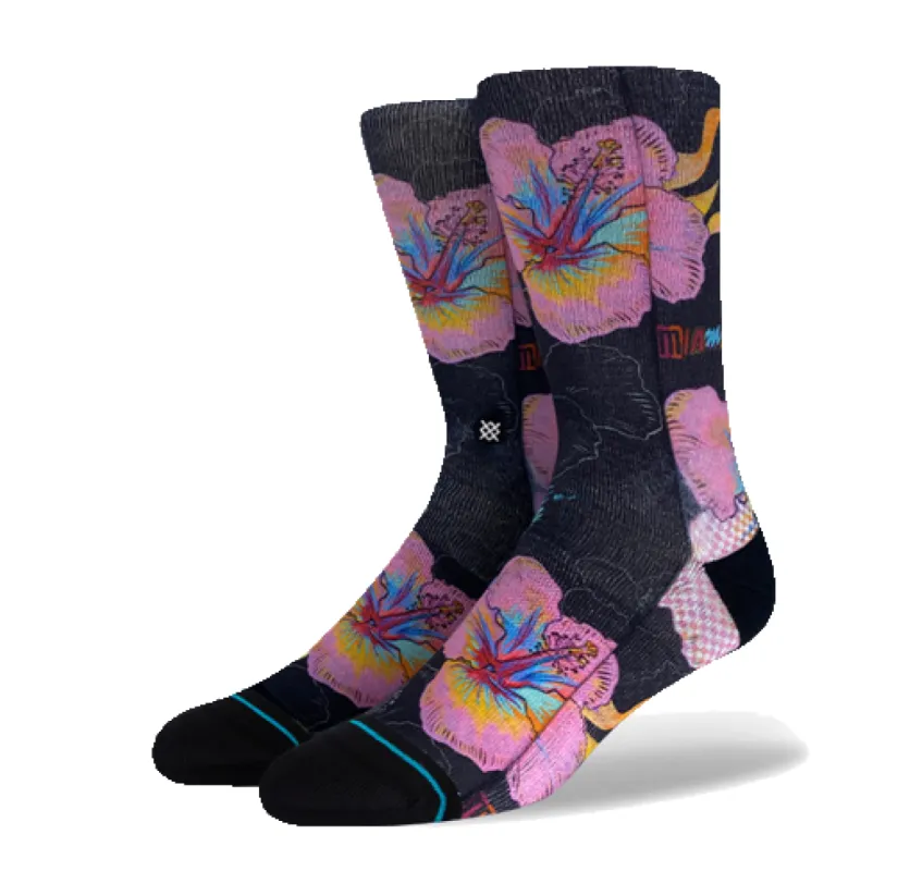 Court Culture Miami Mashup Vol. 2 Floral Socks sold by Miami Heat Store