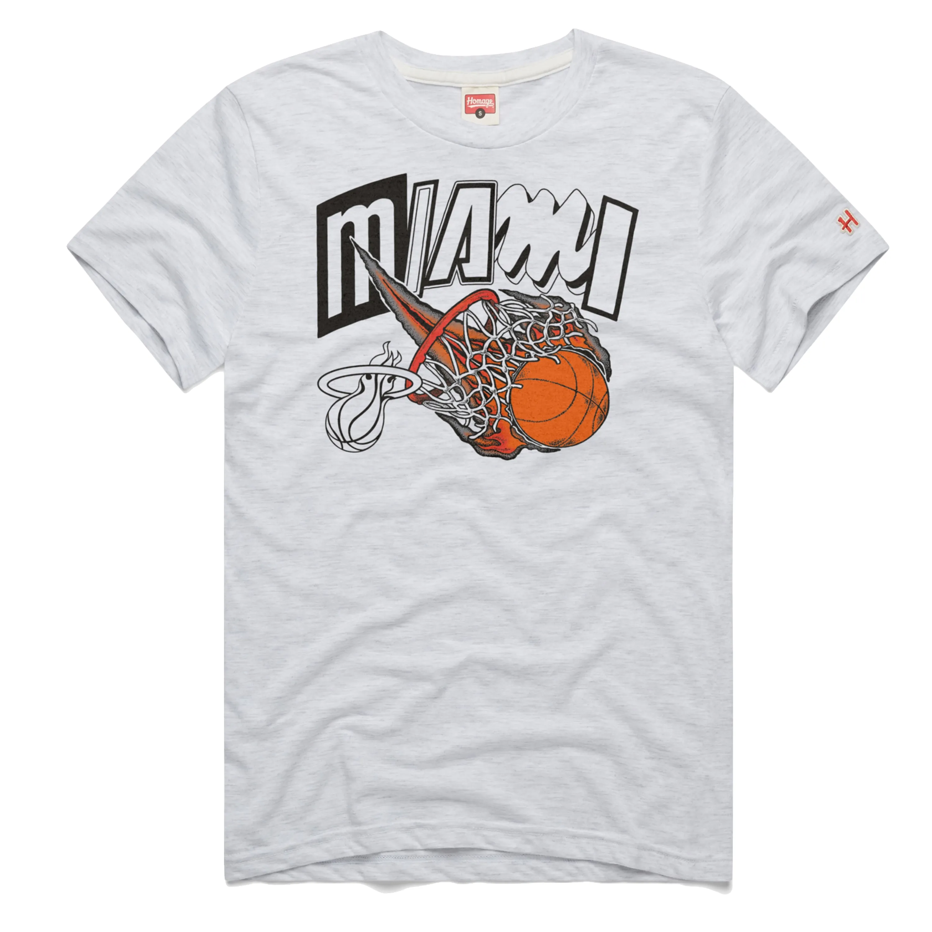 Homage Miami Mashup Vol. 2 On Fire Tee sold by Miami Heat Store
