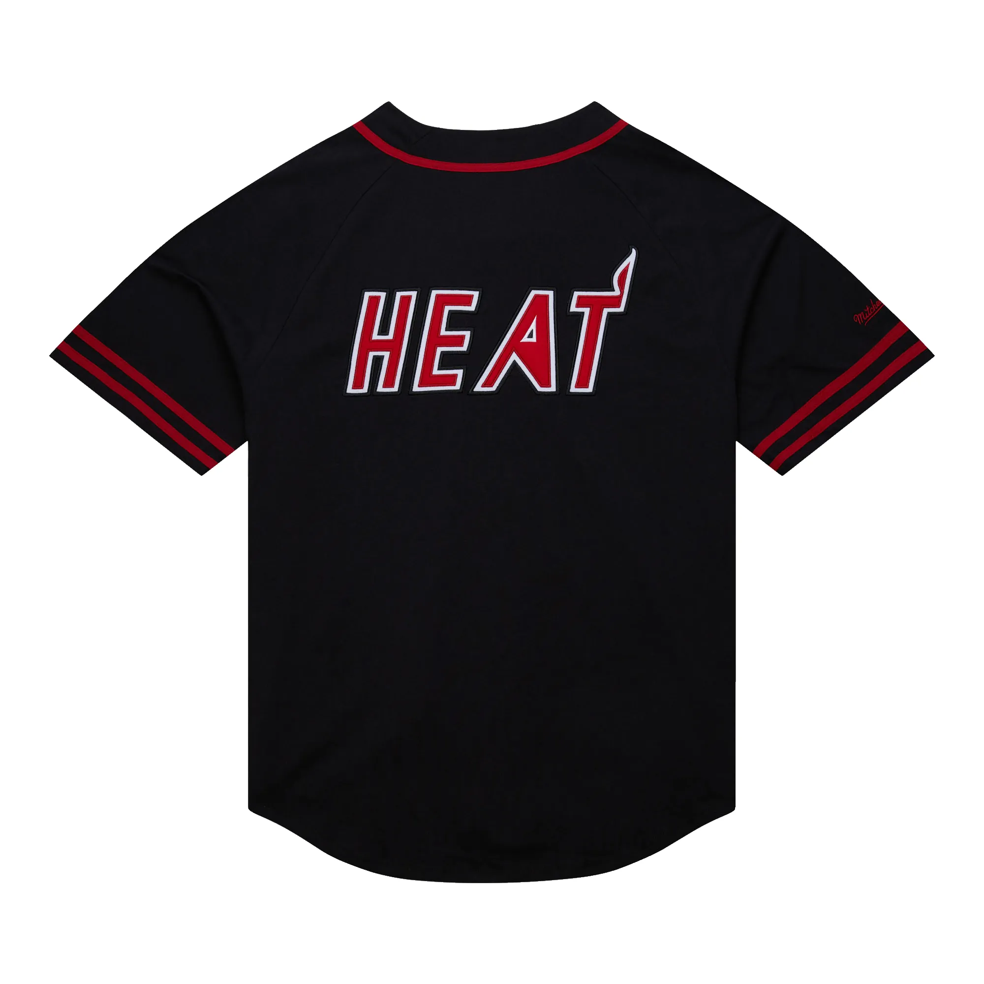 Mitchell & Ness Miami HEAT Button Down Tee sold by Miami Heat Store product image thumbnail 2
