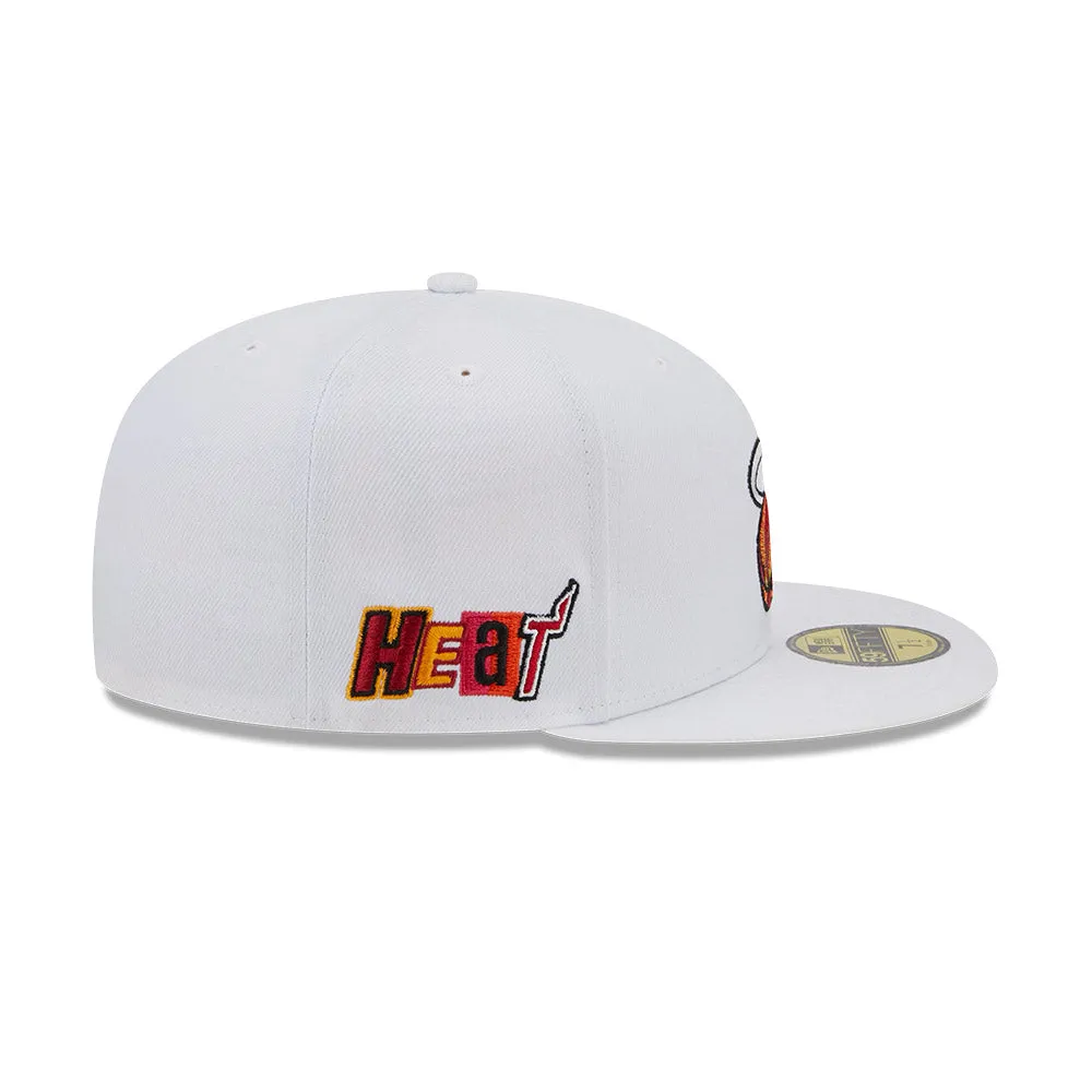 New Era Miami Mashup Vol. 2 Logo Fitted sold by Miami Heat Store product image thumbnail 5