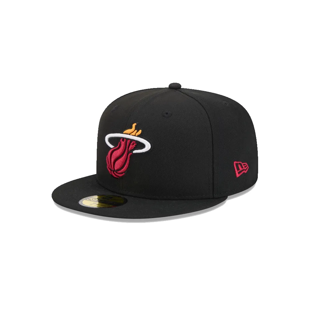 New Era Miami HEAT Side Patch Fitted Hat sold by Miami Heat Store product image thumbnail 5