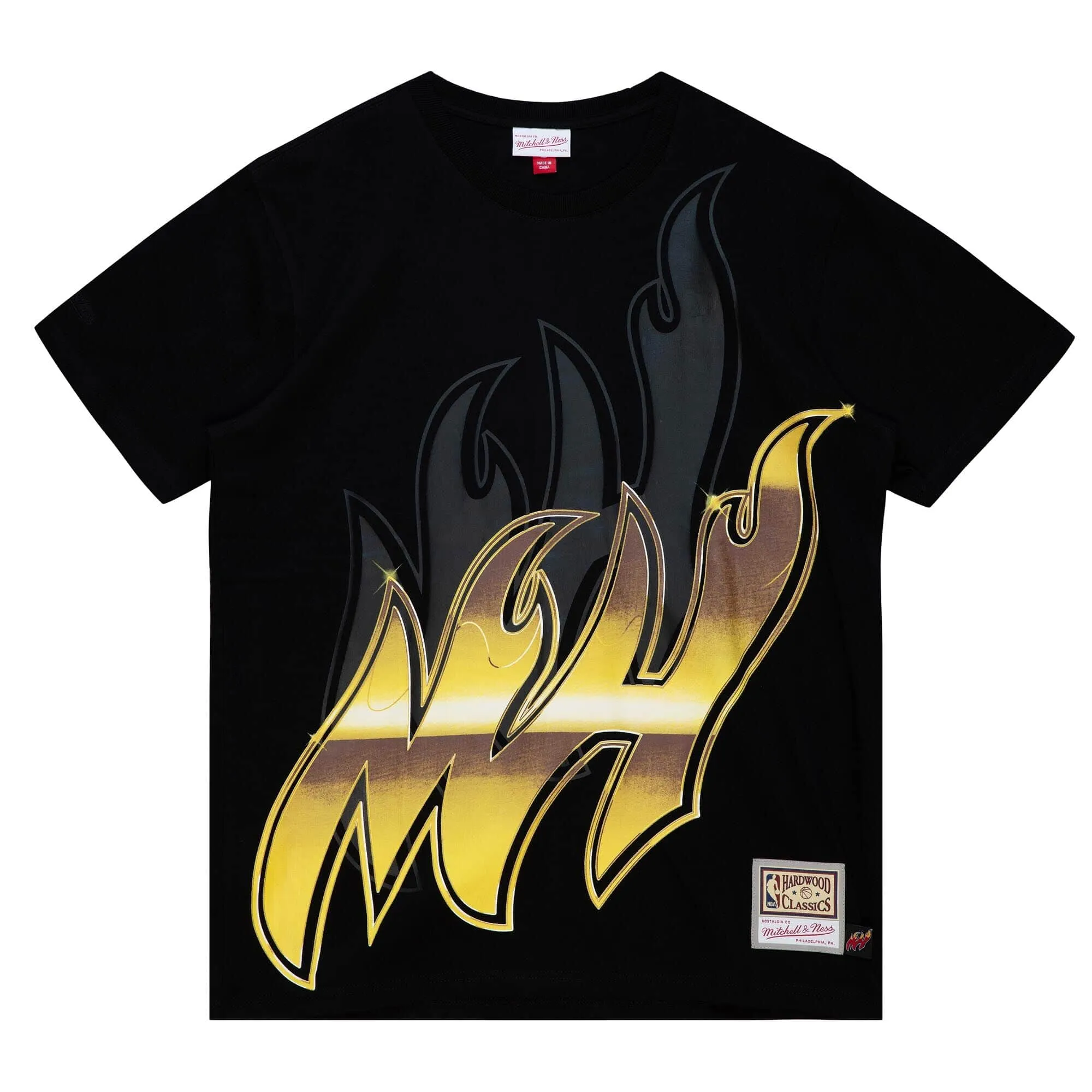 Mitchell and Ness Miami HEAT Big Face Tee sold by Miami Heat Store product image thumbnail 3