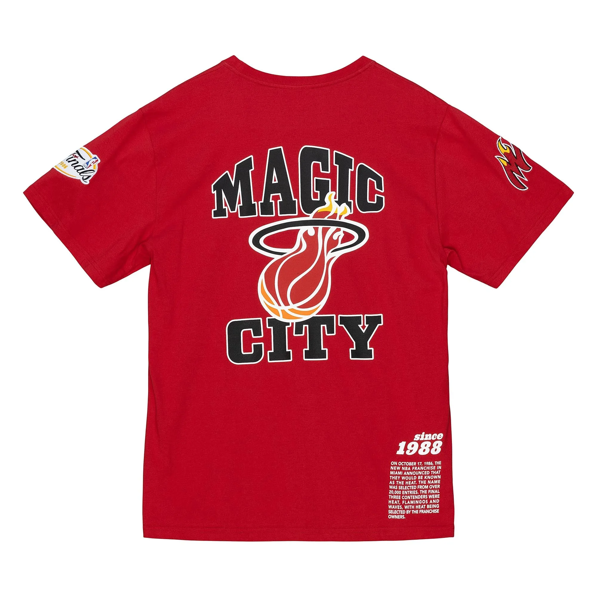 Mitchell and Ness Miami HEAT Origins Tee sold by Miami Heat Store product image thumbnail 2