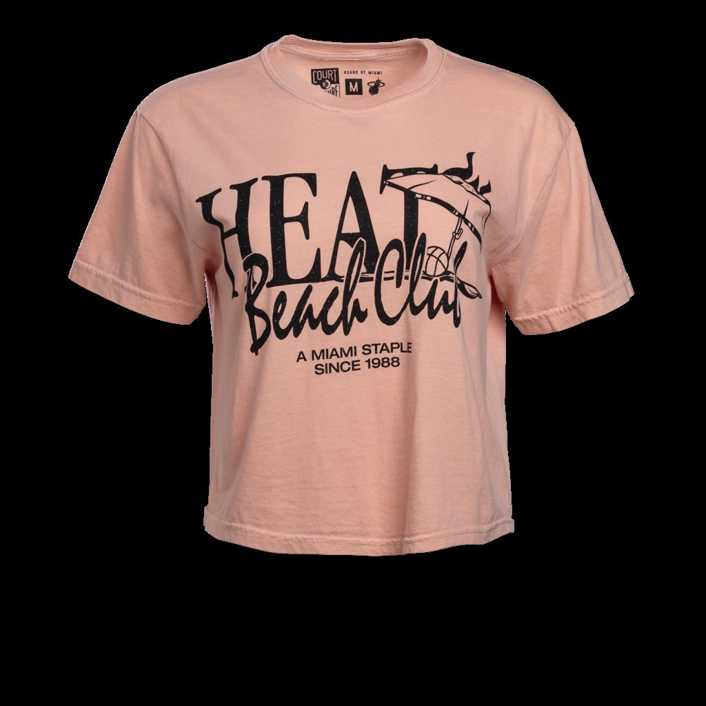 Court Culture HEAT Beach Club Women's Crop sold by Miami Heat Store