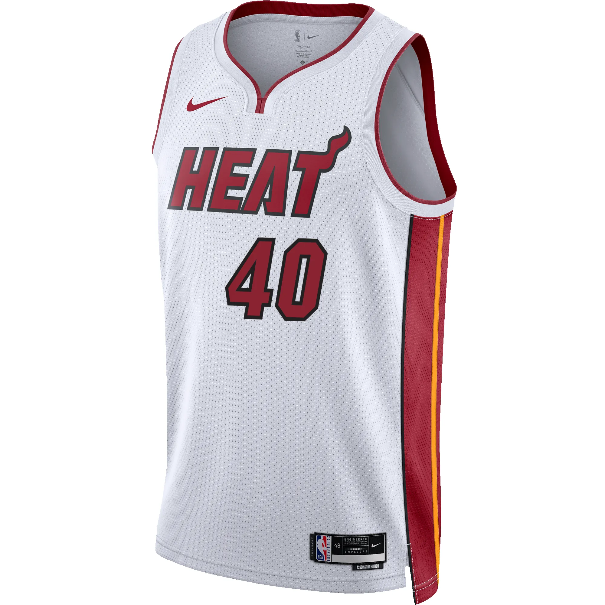 Udonis Haslem Nike Miami HEAT Association White Swingman Jersey sold by Miami Heat Store